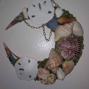Seashell and Sand Dollar Wreath